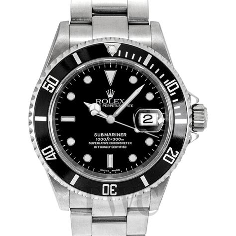 mens rolex submariner black face|rolex submariner date black price.